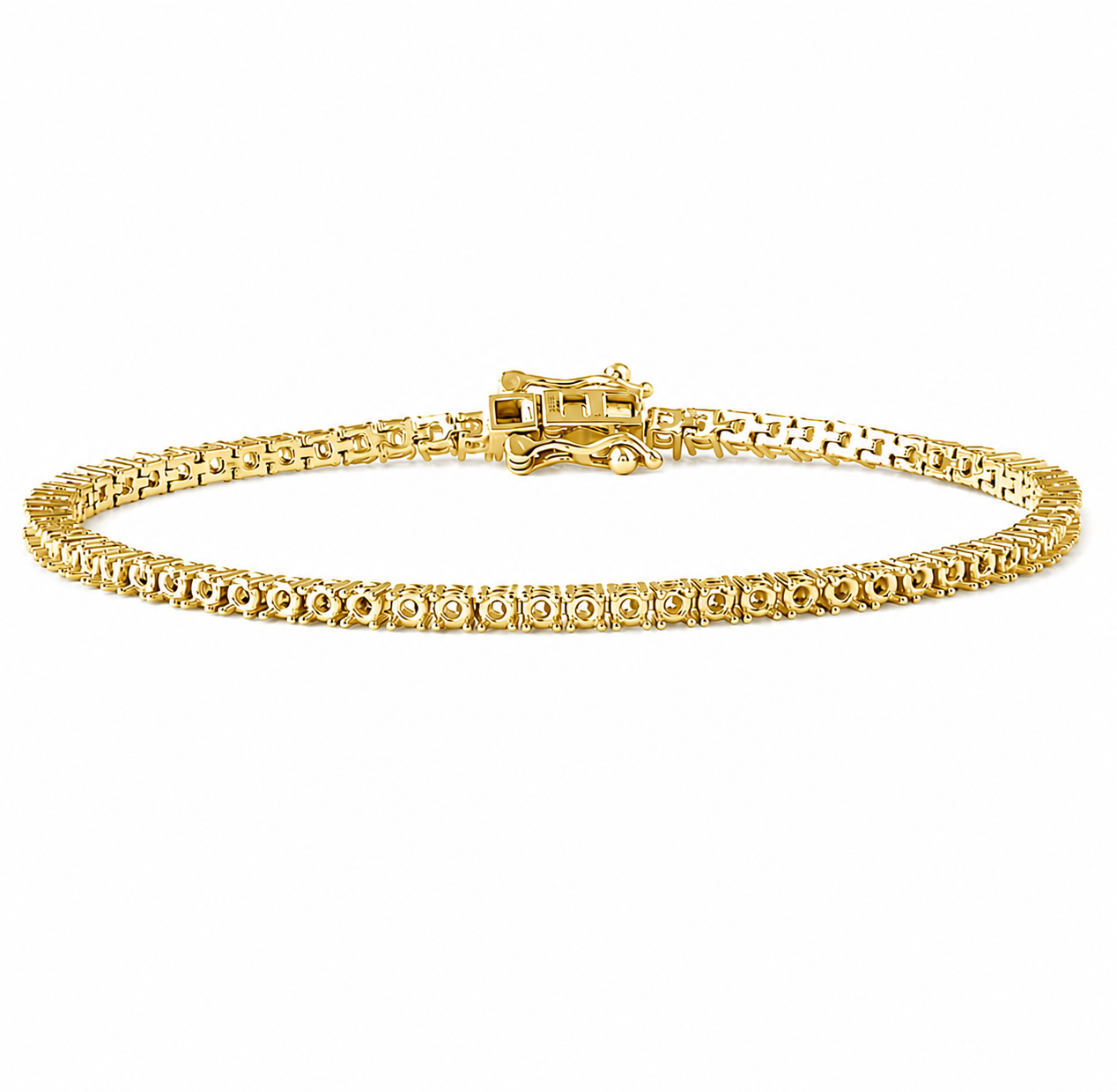 7-inch Classic 4-Prong Tennis Bracelet Mounting