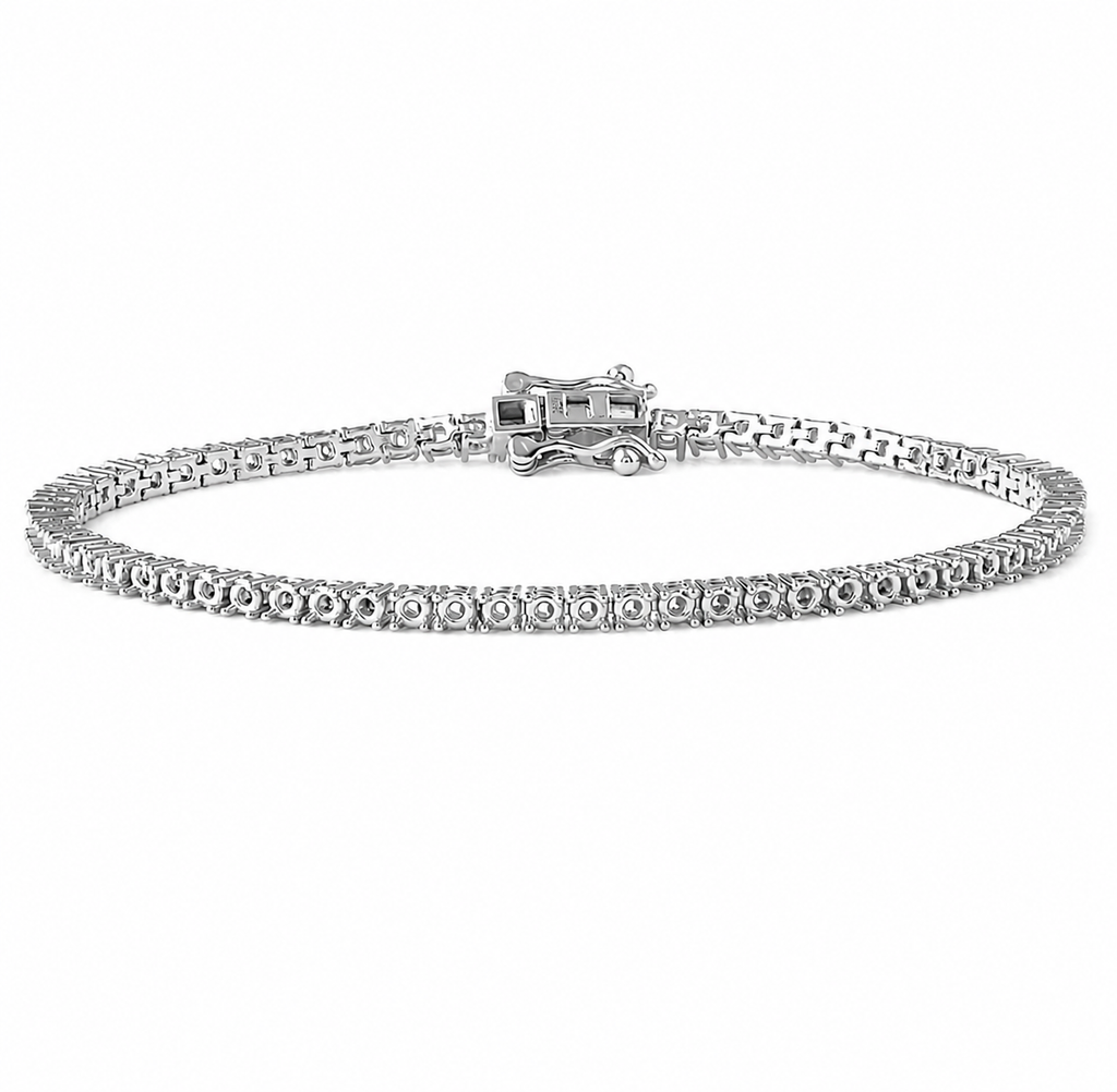 7-inch Classic 4-Prong Tennis Bracelet Mounting