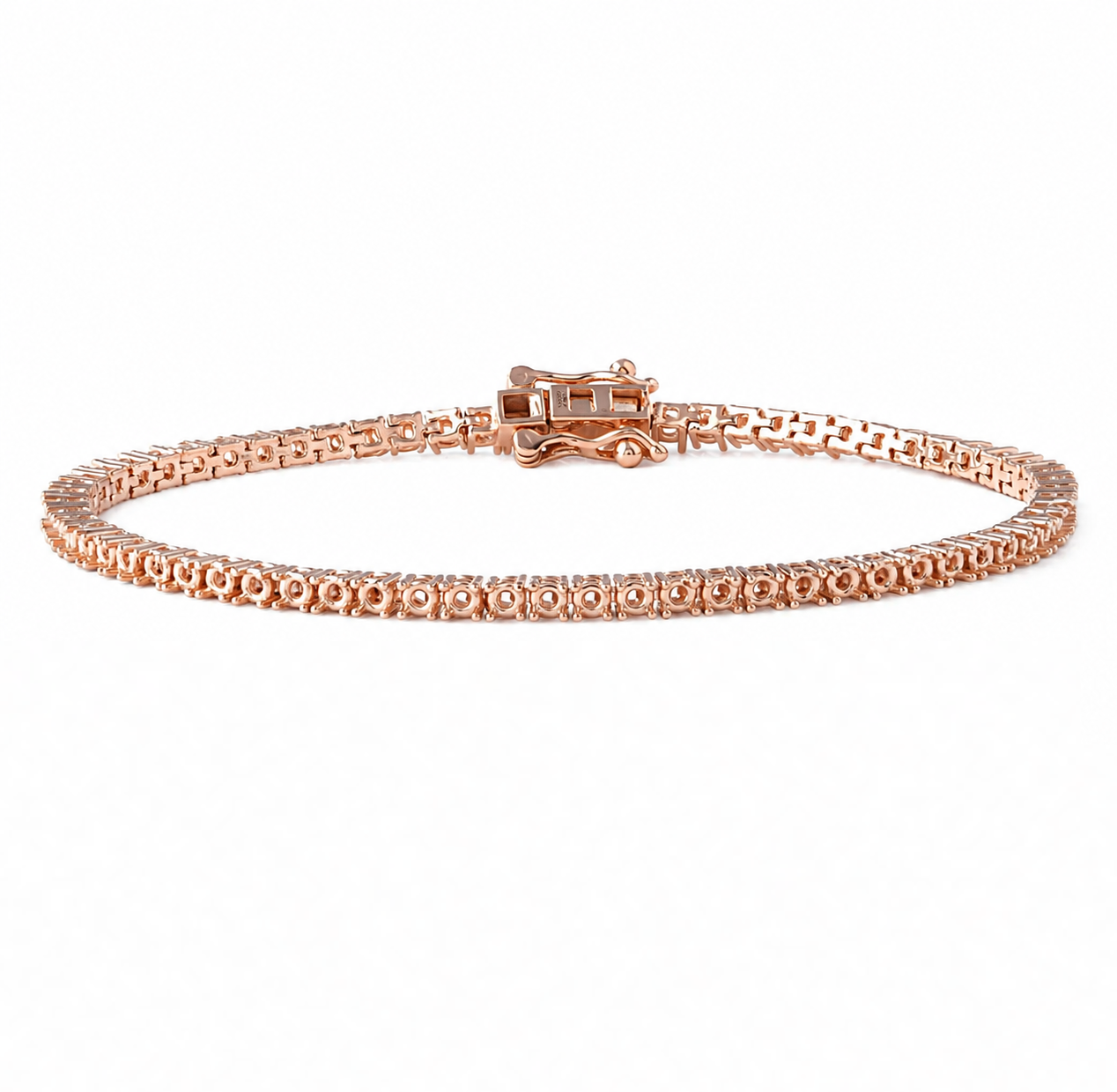 7-inch Classic 4-Prong Tennis Bracelet Mounting