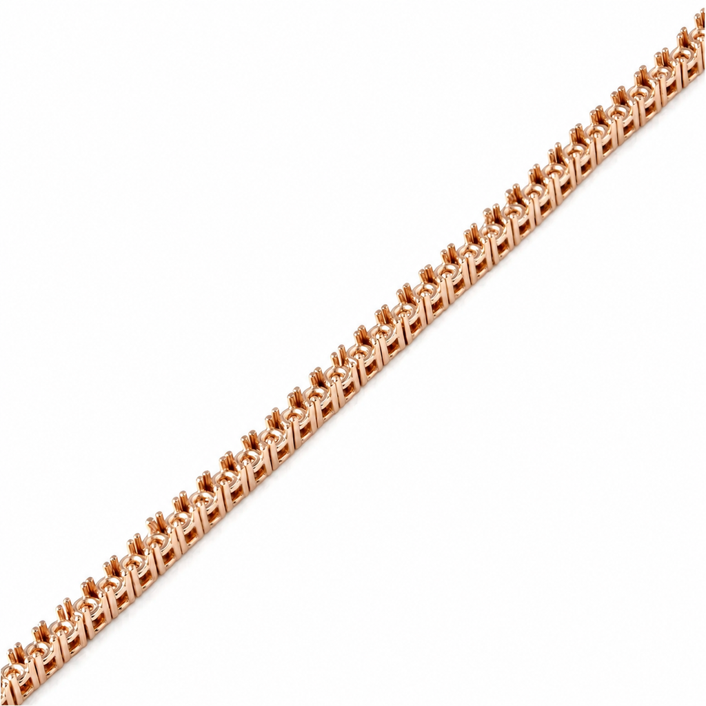 7-inch Classic 4-Prong Tennis Bracelet Mounting